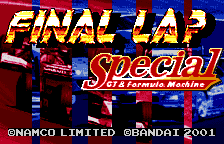 Final Lap Special - GT & Formula Machine Title Screen